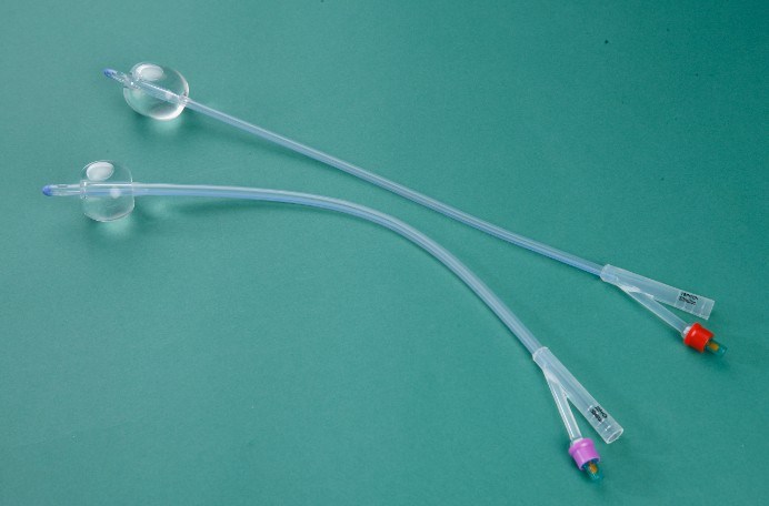 100% Silicone 2-Way Foley Catheter with Balloon