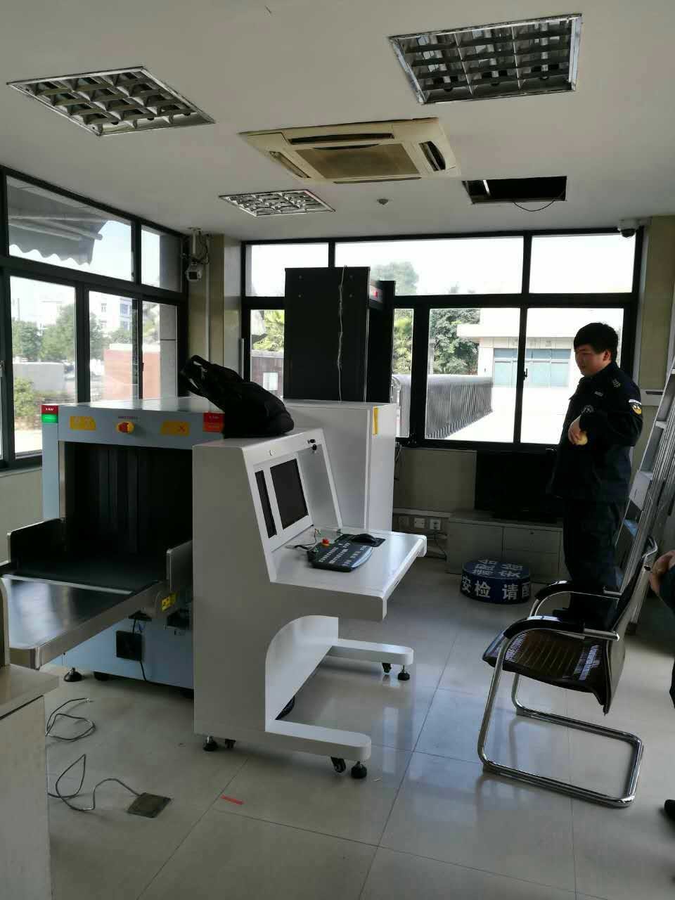 Handbag Checker Baggage and Luggage, Parcel Inspection Security X-ray Machine with Dual-View Imaging