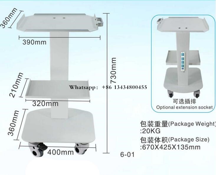Medical Trolley Cart/Mobile Cart for Dental Equipment All Purpose Cart
