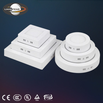 Factory Competitive Price Round or Square 6W 12W 18W 24W Recessed LED Frush Surface Mount Panel Light