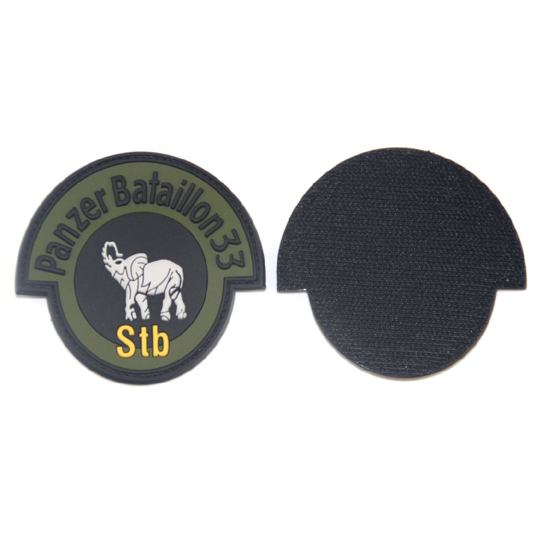 Hotsell Customized Hook and Loop Backing 3D Rubber Patch