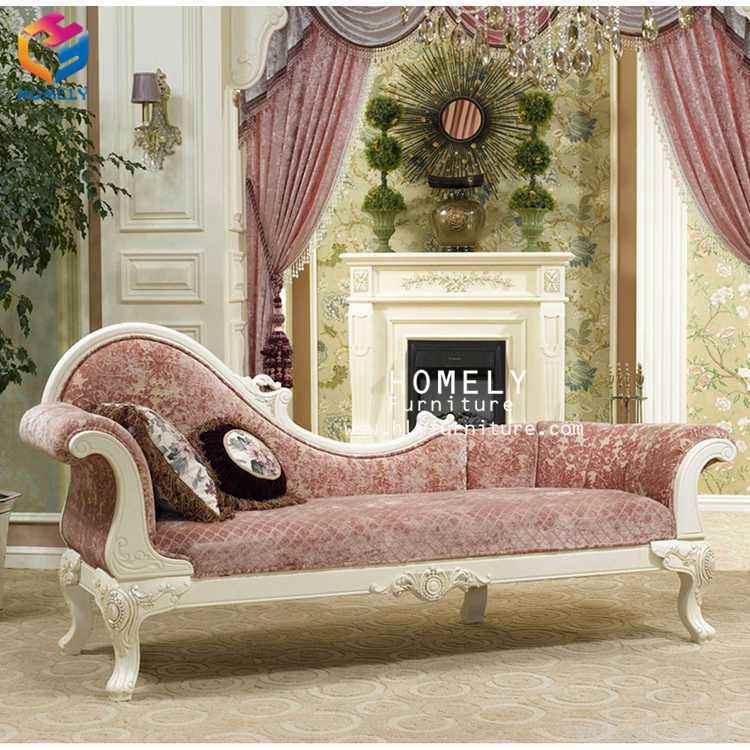 Factory Price Wooden Frame Chaise Longue Customized Chair