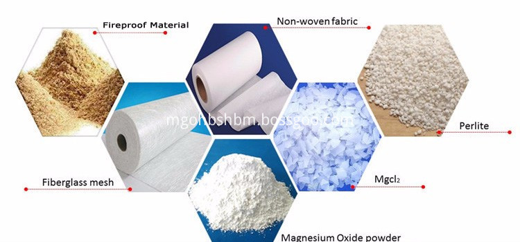Fiberglass Cloth Anti-freeze Insulated Fireproof MgO Panel Fiberglass Cloth Anti-freeze Insulated Fireproof MgO Panel
