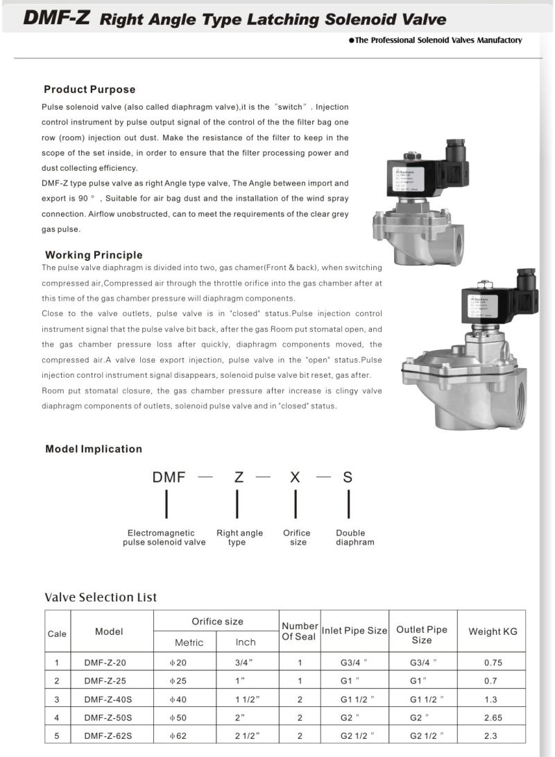 Solenoid Valve (DMF-Z)