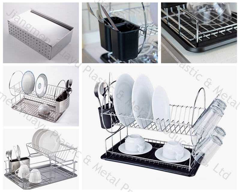 Stainless Steel Wire Shelf Storage Kitchen Dish Rack