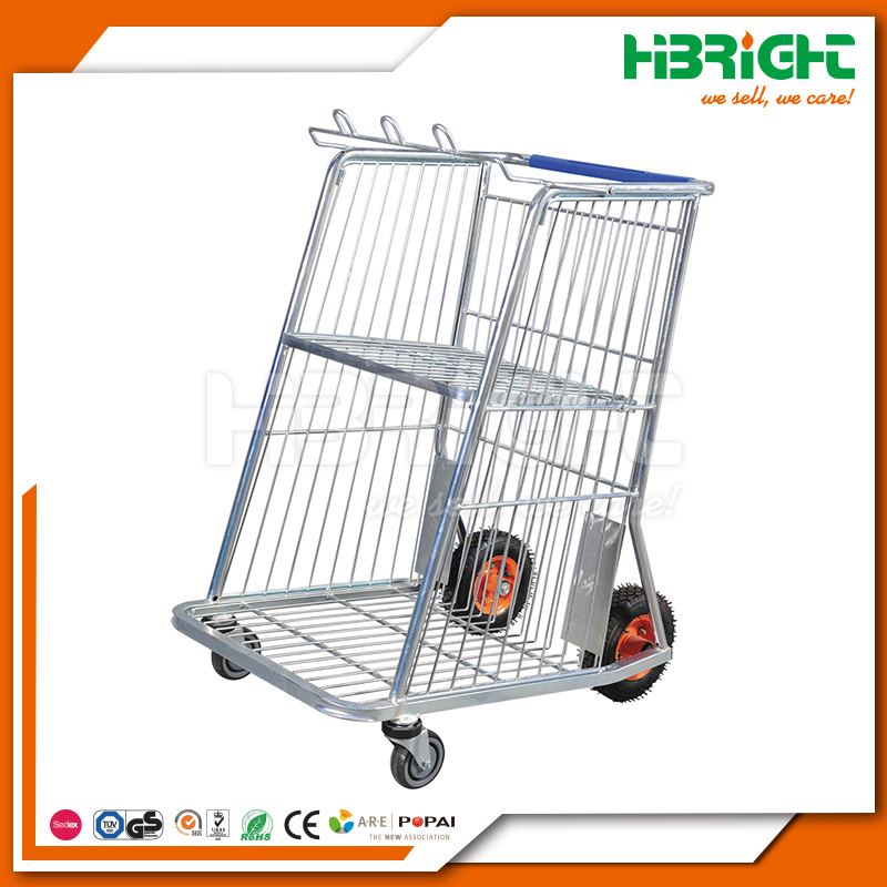 Metal Warehouse Trolley Cart (HBE-W-12)