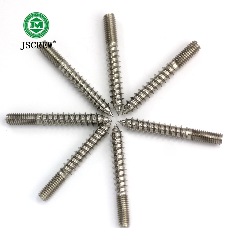 Double Head Threaded Carbon Steel Hanger Screw