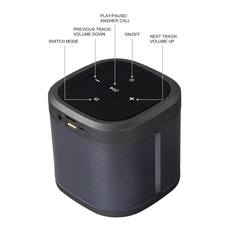 Professional Portable Mini Tws Active Computer Sound Box Wireless Charging Bluetooth Speaker