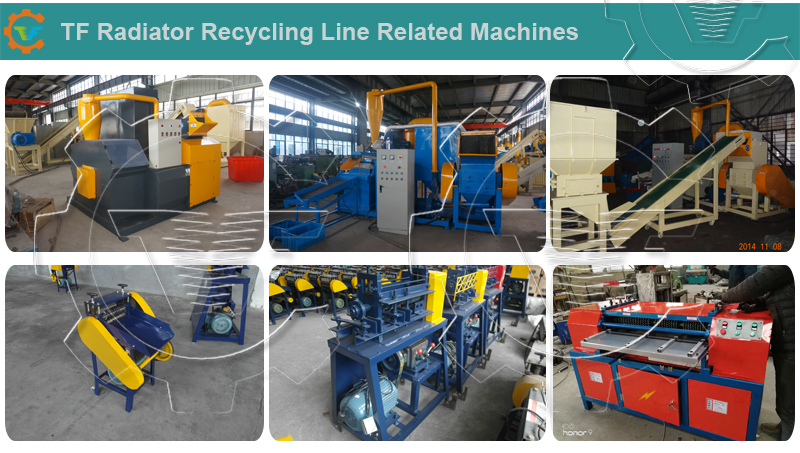 Copper Radiator Scrap Recycling Granulator Machine