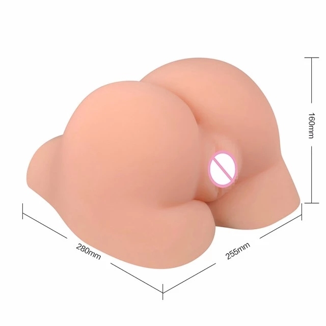 Real Silicone Sex Products Artificial Vagina and Anal Big Ass