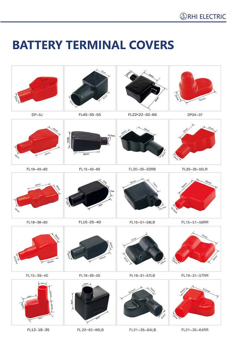 PVC Cable Terminal Battery Caps Wire Battery End Covers