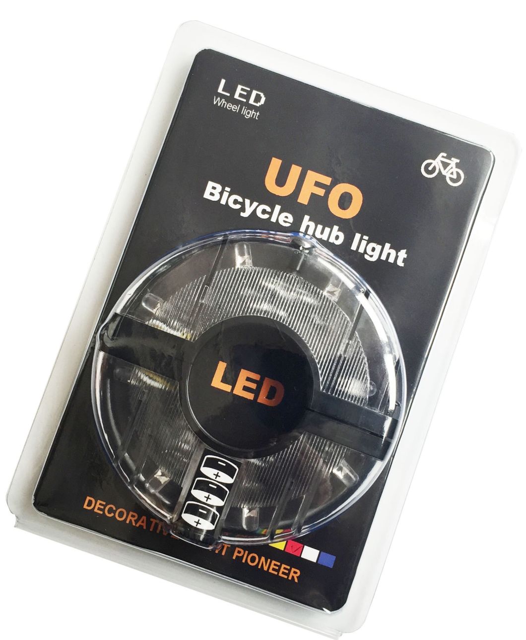 Bike Spoke Wheel Safety Warning LED Bicycle Hubs Lighting Light