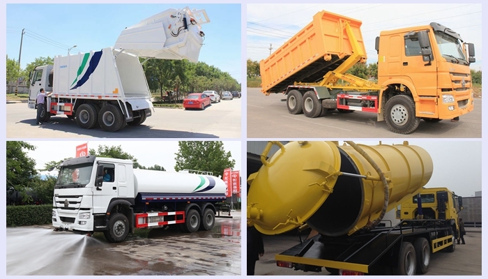 Refuse Collector Compressed Garbage Truck 20-25m3 with HOWO 6X4 Chassis