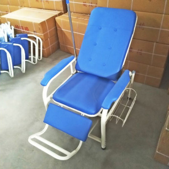 Hospital Furniture Medical IV Infusion Transfusion Drip Chair Patient Accompany Bed