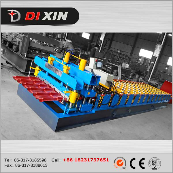 Glazed Roll Forming Machinery Roof Tiles Making Machine