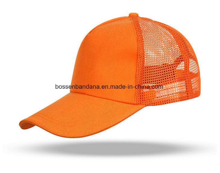 China Factory Produce Customized Red Cotton Sports Sun Visor Baseball Cap with Net