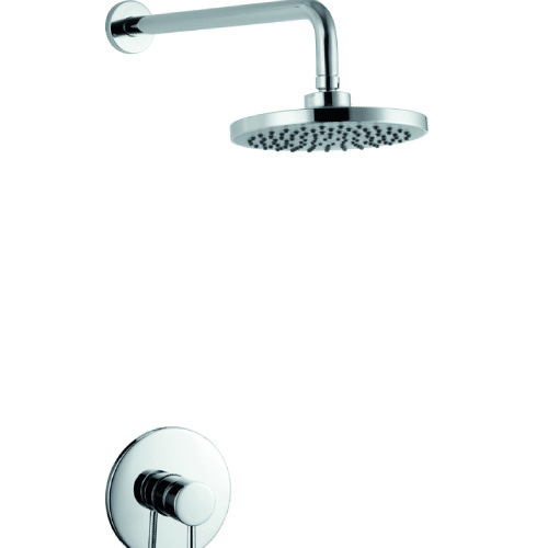 Brass Concealed Shower Faucet Set with Shower Head and Hand Shower