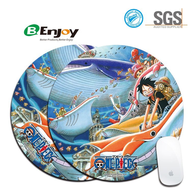 Round Shape Custom Printing Cheap Promotional Mouse Mat