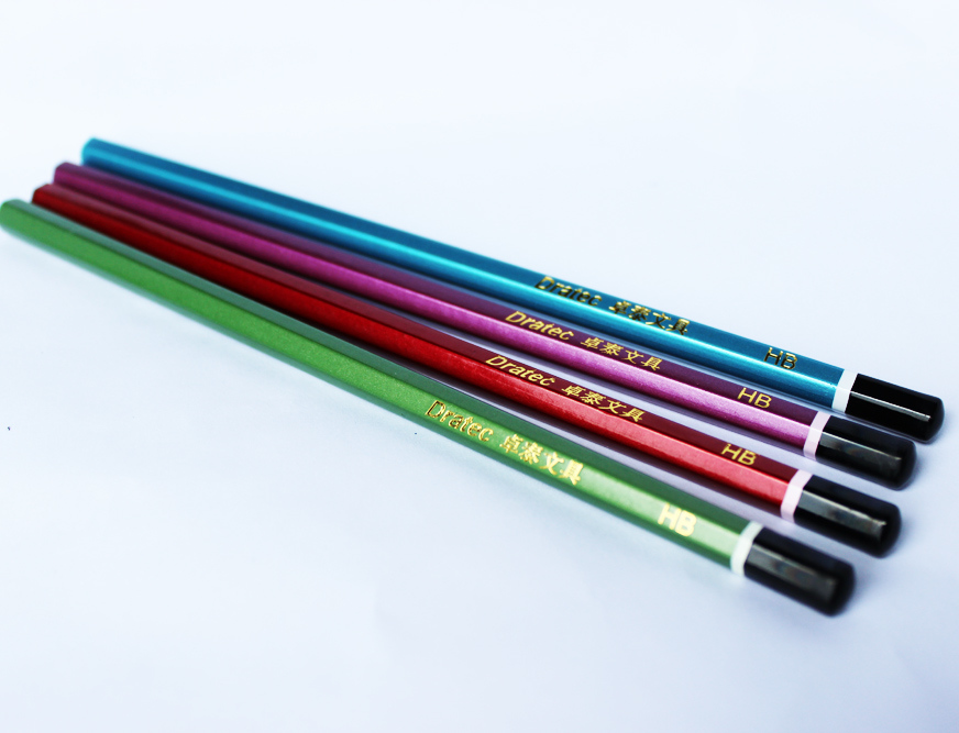 High Quality Hb Pencils Stationery with Colorful Body, School Stationery