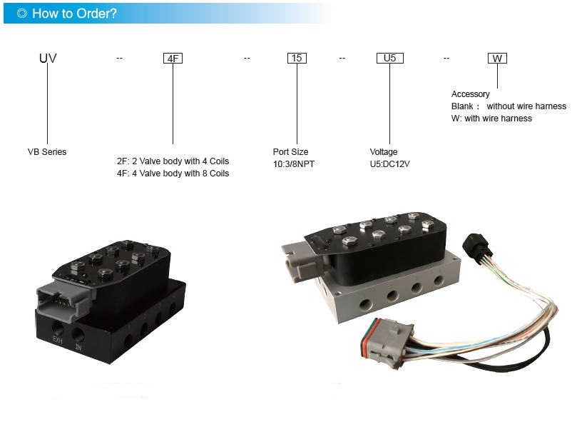 Switch Box for Solenoid Valve Manifold for Air Ride Suspension