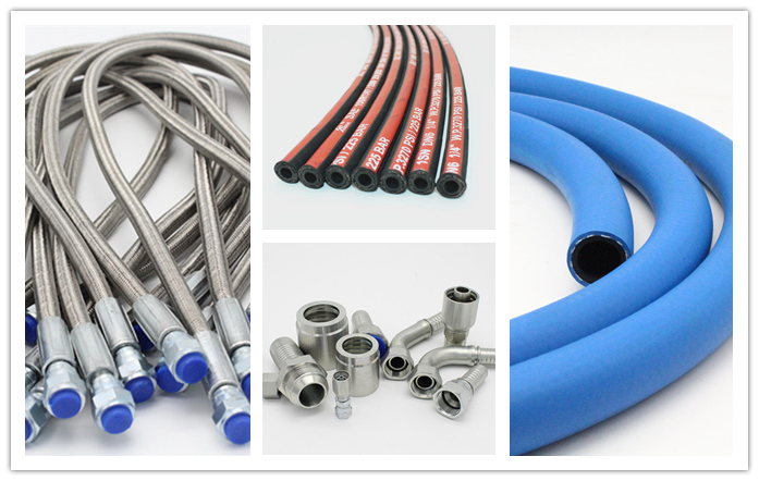 SAE 100r1 1sn High Pressure Steel Wire Braided Hydraulic Hose