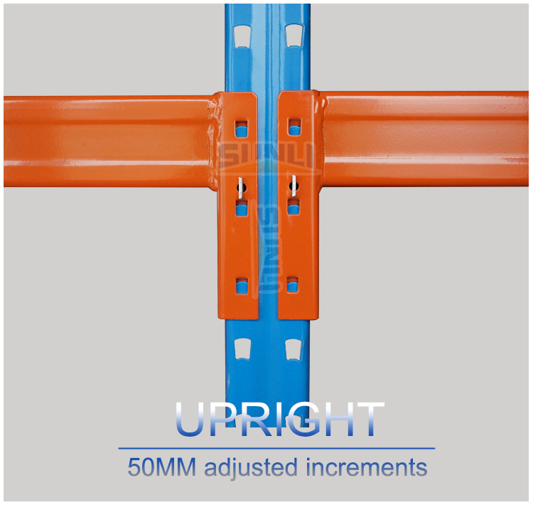 Heavy Duty 50mm Adjustable Long Span Metal Storage Shelving Rack