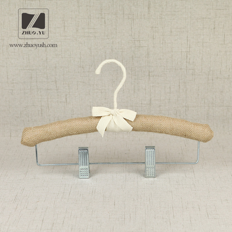 Natural Linen Padded Cloth / Coat Hanger for Children