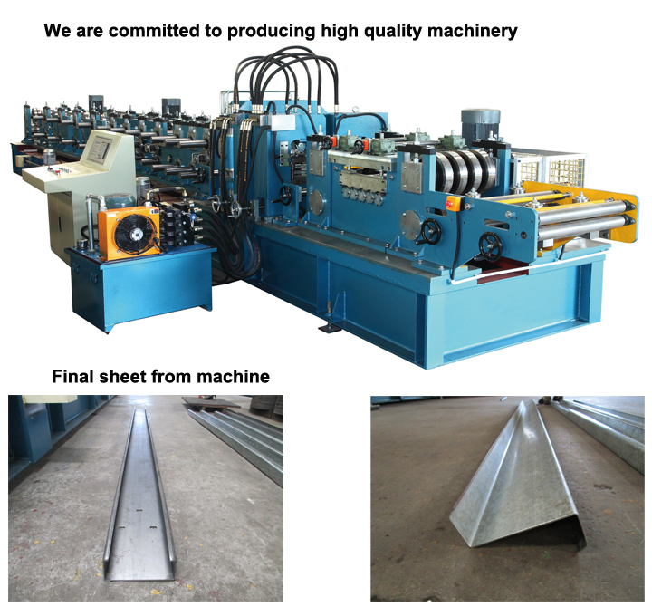 C Shape Purlin Roll Forming Machine