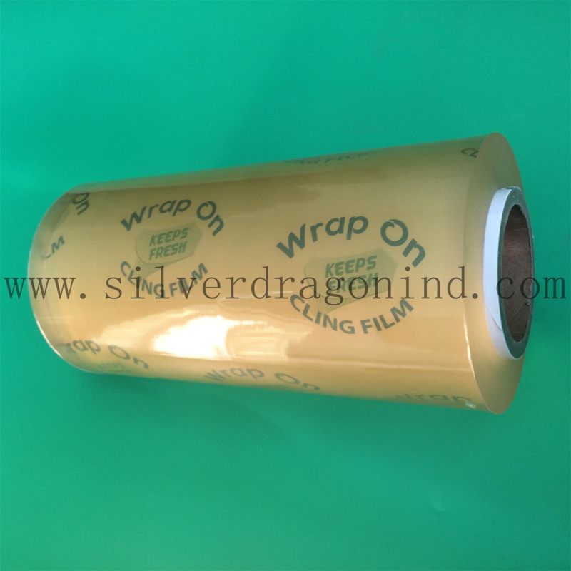 12mic PVC Fruit Stretch Film with Custom Band