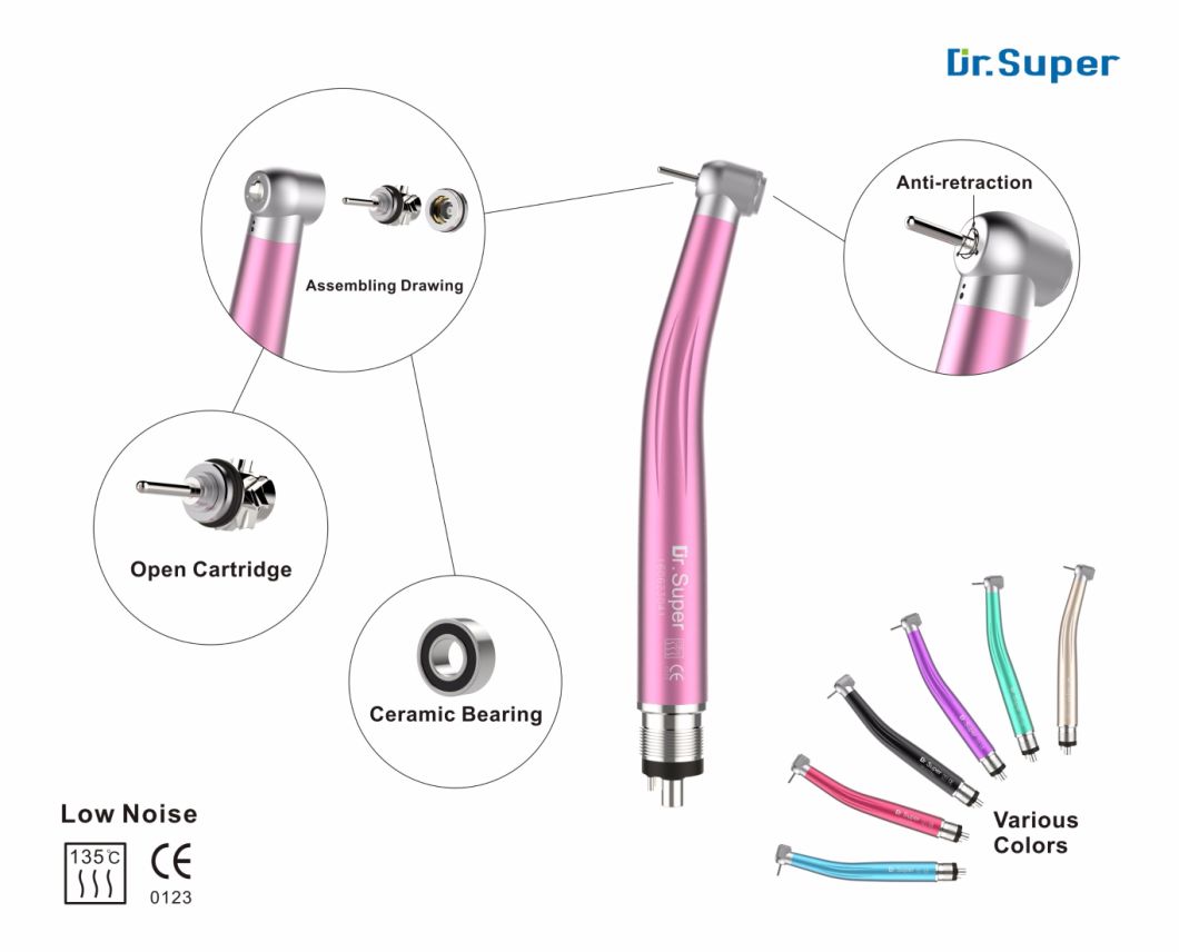 Midwest 4 Hole Low Speed Handpiece with Contra Angle