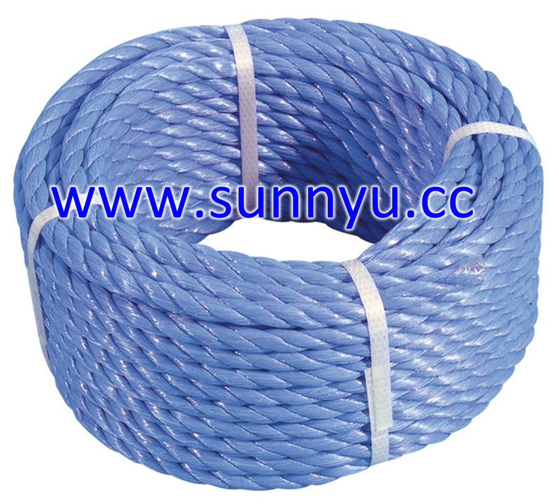 3 Strand PP Splitfilm Rope, PP Virgin Rope