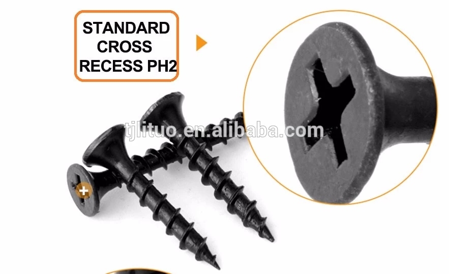 Grey or Black Phosphate Bugle Head Philps Drywall Screws