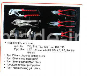 3drawers Professional and Industrial Iron Case Tool Set (FY117AB)