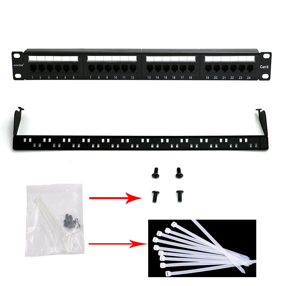 24-Port Cat 5e Unshielded Patch Panel Fluke Test