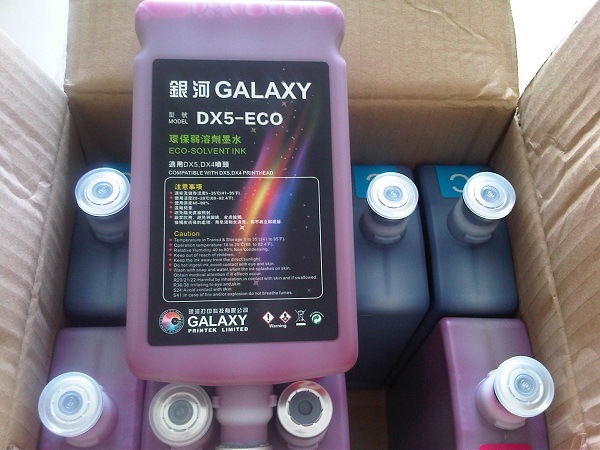 Cheap Price Digital Eco Solvent Inkjet Printing Pigment Ink (Galaxy DX5 ink)