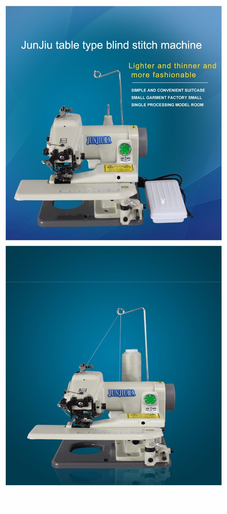 High Effciency Desk Top Industrial Blind Hand Stitch Sewing Machine