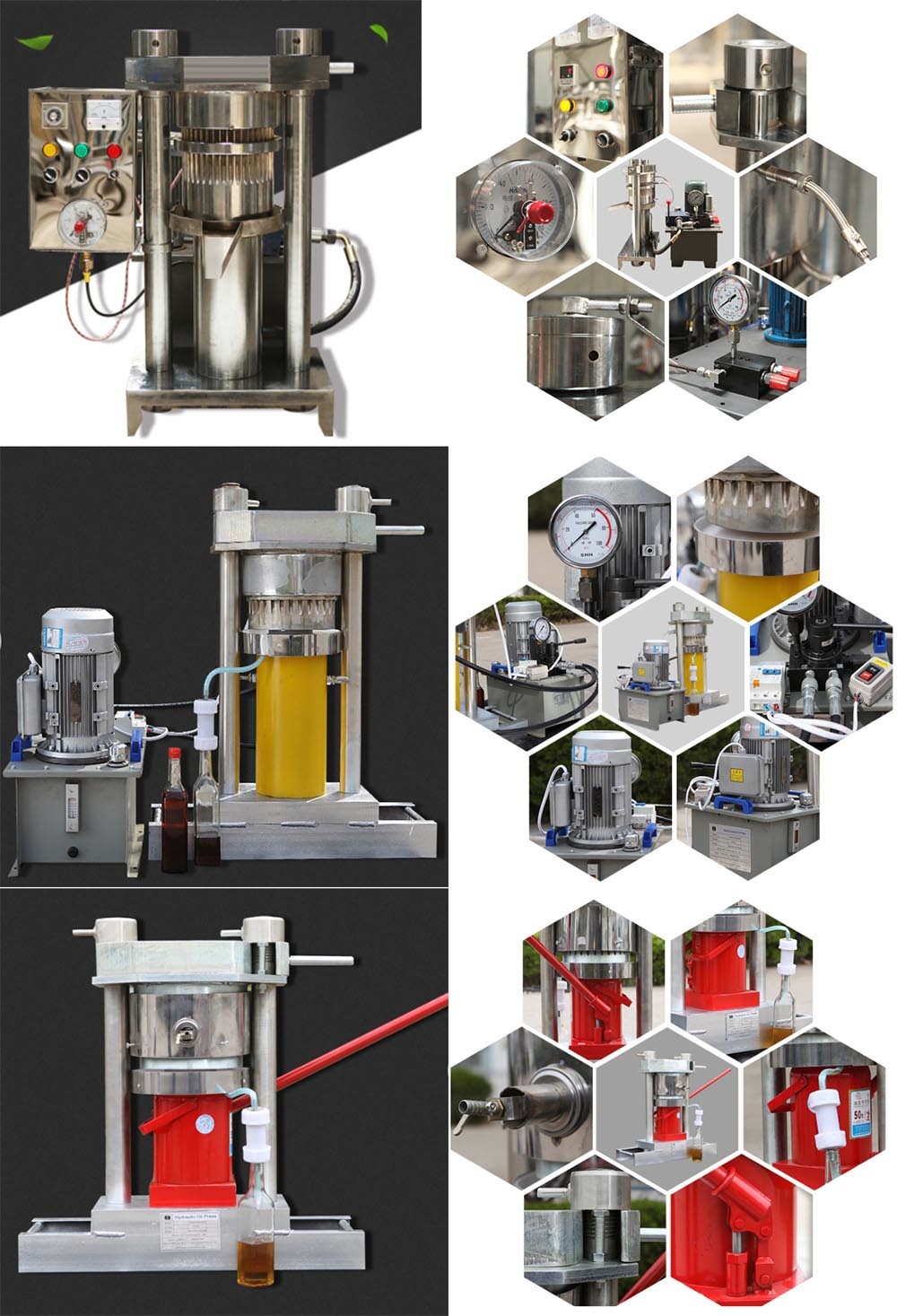 Best Sale Hydraulic Sesame Oil Press Machine and Cold Press Cocoa Butter Oil Extraction Machine