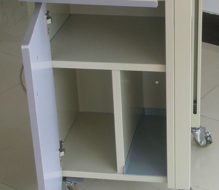 Hospital Bedside Cabinet with Foldable Dining Table