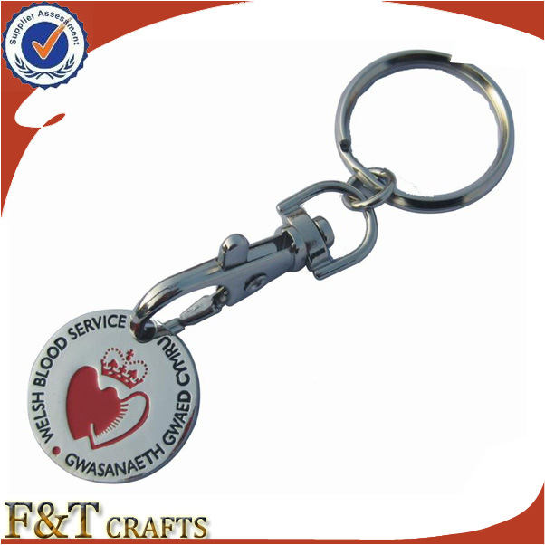 Promotion Custom Cheap Metal Trolley Coin for Supermarket (FTTR0103A)