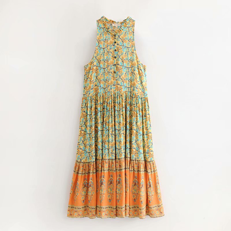 Lässiges langes Kleid für Frauen Casual Long Style Dress For Women