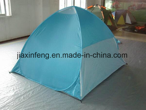 Portable Instant Beach Sun Tent with Closed Door and Back Window