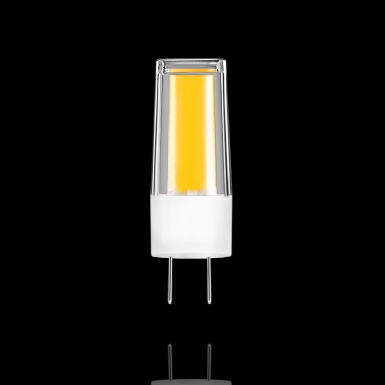 LED Light G4 AC/DC12V COB 2W 220lm G4 Clear PC+Ceramic