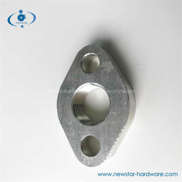 Rhombus Aluminum Flange with Thread Hole