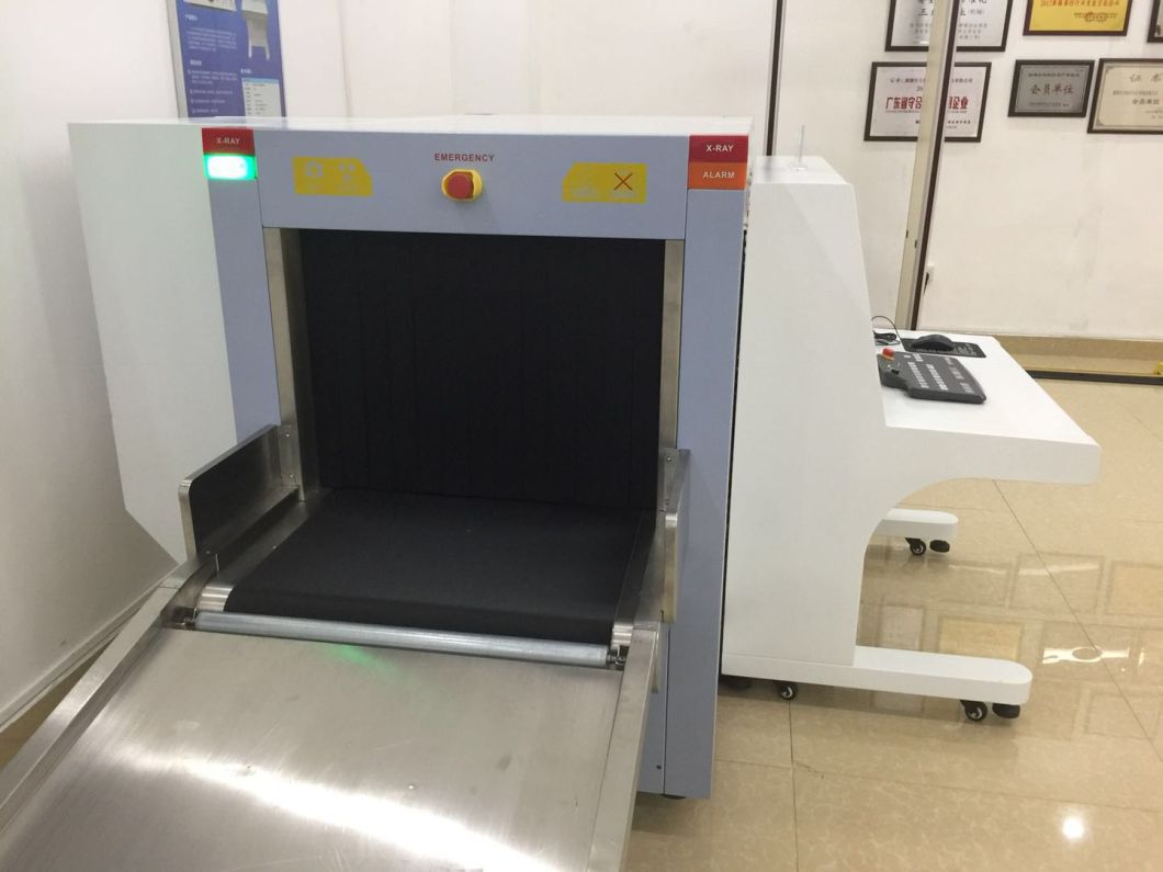 Hold-Bag Luggage X-ray Security Scanner Machine with Tunnel Size 65*50 Cm Cargo Inspection
