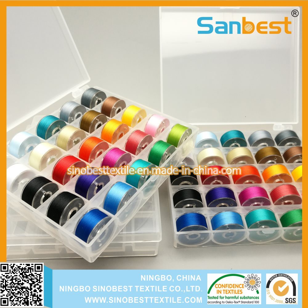 a Size Prewound Bobbins Thread in 25 Colors