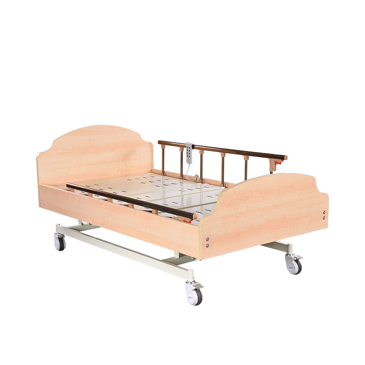 New Model Ce/FDA/ISO Approval 3 Function Electric Wooden Home Care Bed