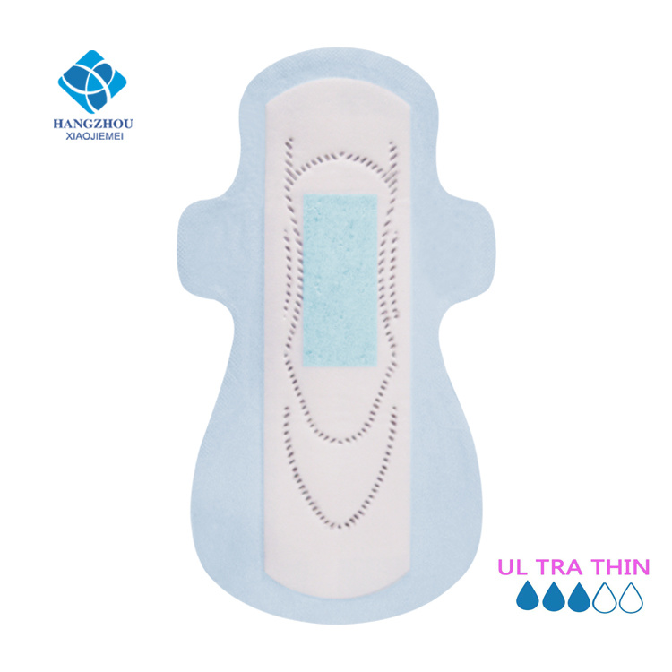 Fan-Shape Ultra Absorbent Disposable Lady Anion Sanitary Napkin for Safe Overnight