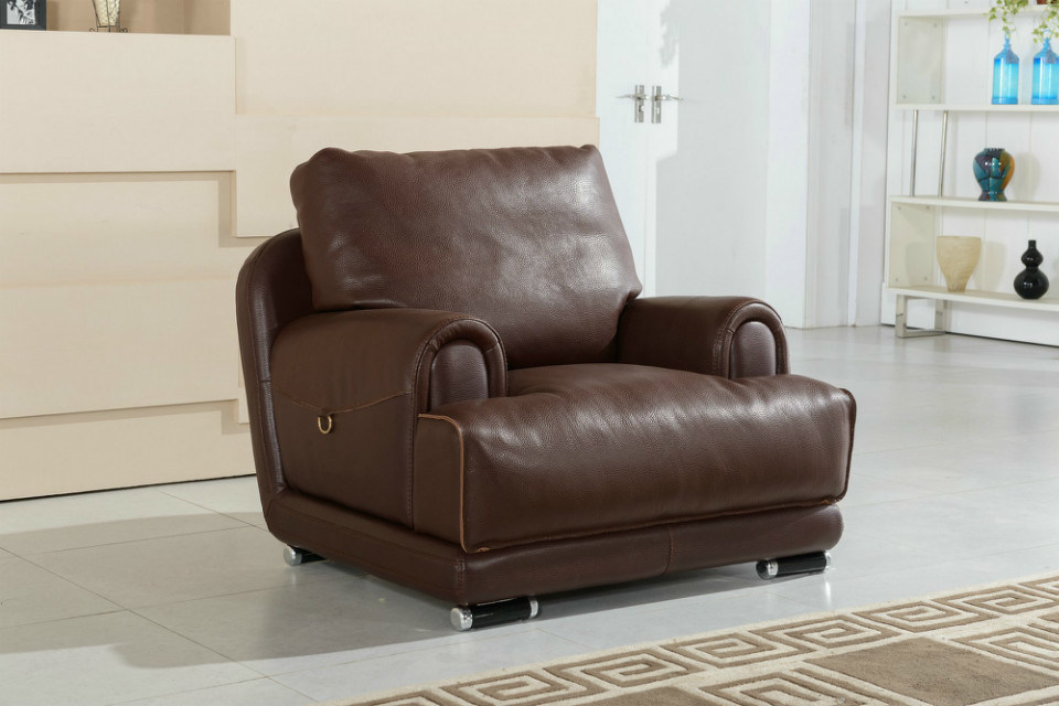 Modern Genuine Leather Sofa for Living Room Divany