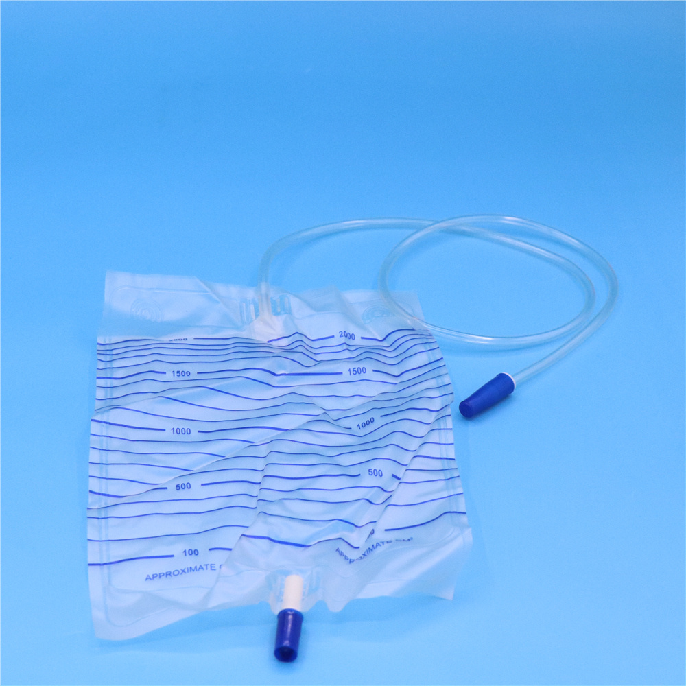 High Quality Disposable 2000ml Sterile Urine Bag for Adult Baby