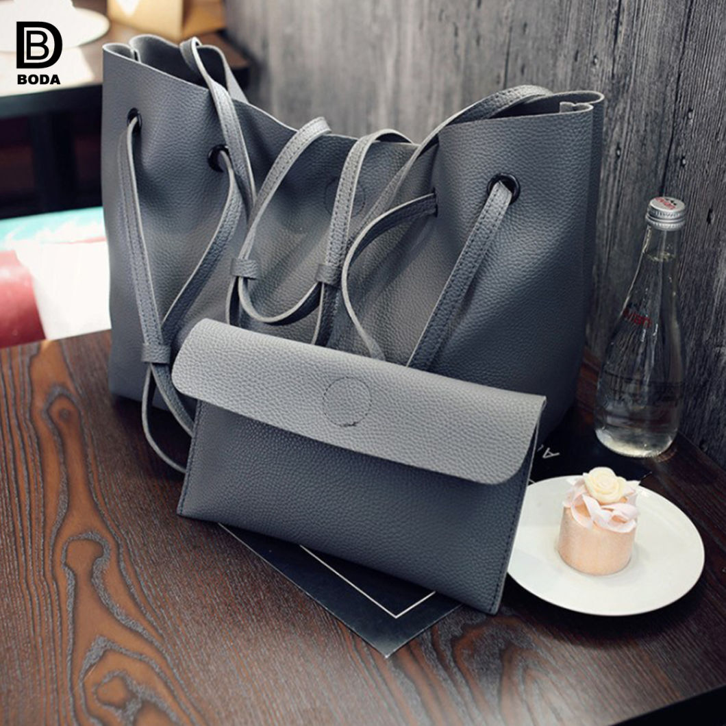 Multicolor Fashion PU Lady Handle Tote Handbag with Big Capacity